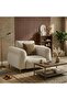Draven 1 Seater Fabric Sofa | Armchair | Modern Design Accent Chair - Light Brown - 2
