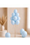 Baby Blue Color Latex Pastel Balloon (30 cm) - 6 Pieces - 2