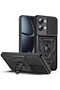 Xiaomi Poco X8 Pro Max Compatible Case with Camera Protection, Sliding Ring, Armor Military Tank Skid Armor Cover