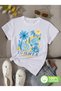 تي شيرت صيفي كبير الحجم مطبوع عليه نمط زهور من Summer Vibes