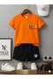Summer Children's T-Shirt Shorts Unisex (Small Bmw Print on the Left)
