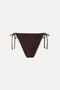 Women's Bronze Tie-Up Bikini Bottom - 5