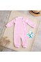 100% Cotton Baby Girl's Ruffled Jumpsuit