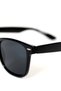 Women's Black Frame Black Glass Black Edge Sunglasses - 5