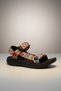 Enodia 9013 Black & Kilim Outdoor Daily Women's Sandals - 4
