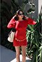 Red Mercerized Beach Dress - 5