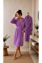Hooded Women's and Men's Bathrobes Cotton |   Durable |   Fast Drying |   Soft Comfort - 2