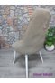 Halka Chair with Arms Model Kitchen and Living Room Chair Cover - 6