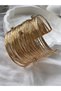 Thick Beaded Detailed Trendy Fashion Model Women's Bracelet - 8