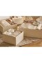 Minimal Gift Bundle & Dowry Box (Cardboard Box with Lid) 1 Piece (20X20X10 cm) Pearl Color - 8