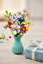 8-Piece Vase Flower Block Set – Assemblable Decorative Design Flowers - 4