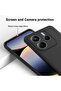Silicone Case for Redmi Note 14 | Full Body Silky Soft Touch Shockproof Cover | Camera Protection | Microfiber Lining | Slim Protective Phone Case- Black - 4