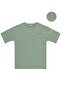 Basic T-Shirt with Front Pocket for Ages 6-9 - Green
