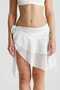 Chiffon Layered Mini Skirt Pareo
