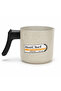 Cream Non-Stick Granite Coated Coffee Warmer — 12 cm