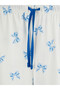 Vizyon New Season Crew Neck Patterned Women's Pajama Set - 8