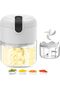 Electric Mini Garlic Chopper, Portable Cordless Wireless Food Chopper (250ML)