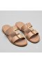 (Bianca) Buckle Detailed Daily Women's Slippers Vison