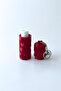 Heart-Shaped Lipstick Box Keychain, Bag Ornament