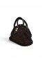 Sienna Straw Mini Bag Women's Dark Brown Straw Bag - 3