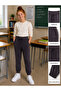 Combed Cotton Trousers with Elastic Cuffs for School and Everyday Use, Boys and Girls, Unisex