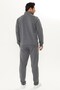 Men's Cotton Stripe Detailed Stand Collar Tracksuit Set Anthracite Melange-9524 - 7