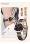 Women's Quartz Watch with Ceramic Strap Round Black Dial Diamond Decoration Waterproof Stylish Analog Wristwatch Gift for Ladies