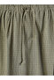 Nevavm Plaid Skirt with Elastic Waist - 2