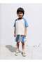 Boy's Blue Color Block Cotton Shorts Underwear Set - 2