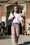 Lumy Combed Cotton Girls' Wide-Leg Summer Trousers - 6