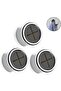 3 Pieces Kitchen Towel Hooks, Round Adhesive Dish Towel Hooks, Premium Chrome Plating, Easy Installation, Wall Mount Hand Towel Hooks, Ideal for as A...