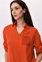 Stone Pocket Detailed Shirt Blouse - 4