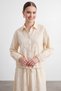 Women's Guipure Floral Embroidery Detailed Skirt Suit 14504 - 3