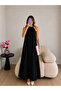 Gold Chain Halter Neck Maxi Dress - 3