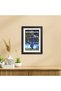 Alayra Rohit Sharma Poster Frame Mumbai Cricket Team Photo Framed Paintings with Black Frames - 2