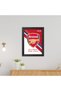 Alayra Arsenal FC Poster With Black Wooden Textures for Living rooms Bedroom Office - Wall - 2