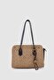 Giorno Charmlı Straw Shoulder Bag Brown - 3