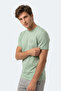 Zahir Men's Cotton Water Green T-Shirt - 6