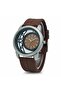 Infinity SD253100 Men’s Analog Watch with Floating Infinity Dial, Brown Silicone Strap, Silver Stainless Steel Case and Quartz Movement - 5