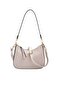 Burgundy - Bone Crow's Feet Plaid Women's Shoulder Bag Sp1259 - 4