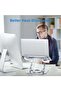 Adjustable Laptop Stand for Desk Ergonomic Riser with 360° Rotating Base Foldable Notebook Computer Holder - 2