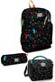 3-Piece School Bag Set 4-Compartment Bag+Thermo Nutrition+Pencil Bag Set