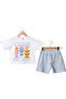 Girl's Knitted Shorts Set