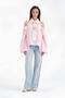 Women's Tie Detailed Off-Shoulder Long Sleeve Design Shirt - 2