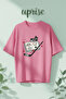 In My Hockey Romance Era Printed Cotton Oversize T-Shirt