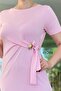 Modal Fabric Buckle Detail Dress 6Y264 - 4