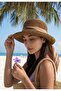 Special Design Hand Knitted Paper Women's Hat - 2