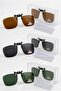 Small Latch Polarized Sunglasses Clip on Eyeglasses Flip up Lightweight Mechanism Epk21 - 5