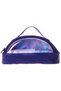 Navy Blue Lightning Shiny Fabric Detailed (Navy Blue - Pink) Girls' Pencil Bag/Pencil Holder - K1866 - 2