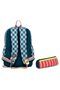 School Backpack and Pencil Case Set - Yellow Pink Green Polka Dot Girls Setygn33204C - 3